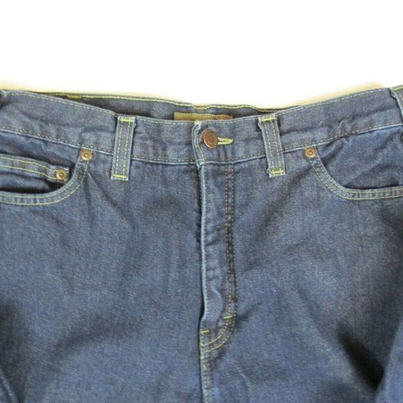 Hathaway Denim Fleece Lined Jeans Men's Size 36 x 34 Heavyweight Outdoor Pants - Picture 3 of 12